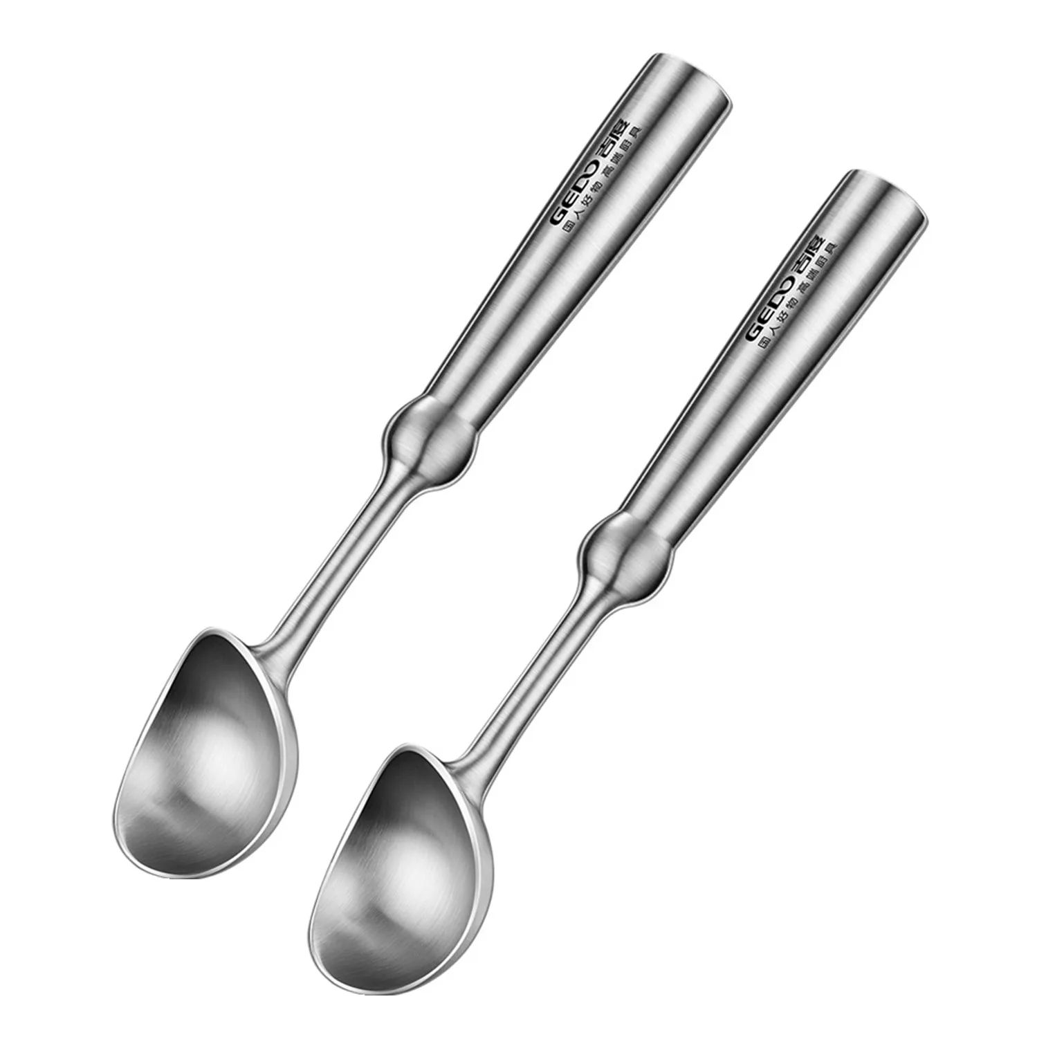 2Pcs LFGB Certificated Pure 304 Stainless Steel Ice Cream Scoop Ergonomic Handle Fruit Ball Dig Spoon Non-stick Ice Cream Disher
2Pcs LFGB Certificated Pure 304 Stainless Steel Ice Cream Scoop Ergonomic Handle Fruit Ball Dig Spoon Non-stick Ice Cream Disher