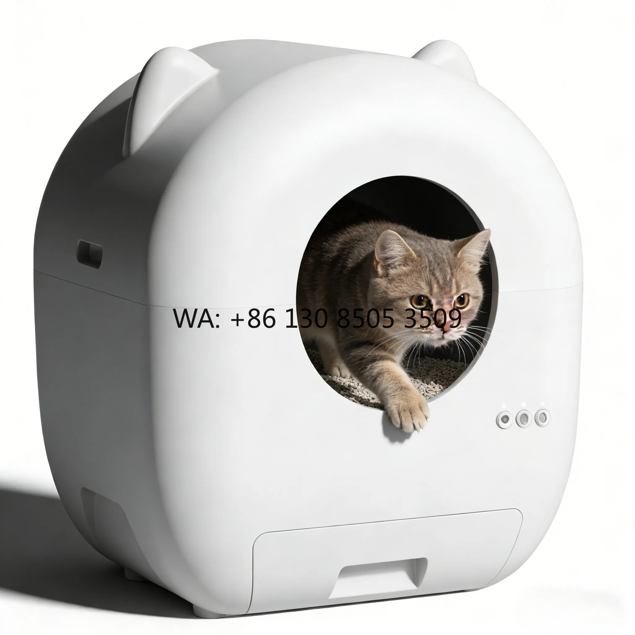 Hot Selling Low Noise APP Control Large Space Easy Clean Home Apartment Pet Smart Cat Litter Box
Hot Selling Low Noise APP Control Large Space Easy Clean Home Apartment Pet Smart Cat Litter Box