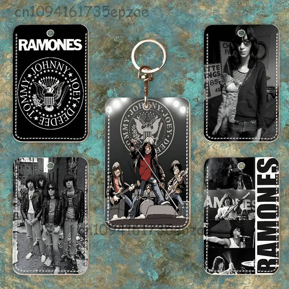 R-Ramone Band Premium PU Leather Card Holder Card Case with Metal Carabiner,Customizable Design for Daily Use
R-Ramone Band Premium PU Leather Card Holder Card Case with Metal Carabiner,Customizable Design for Daily Use