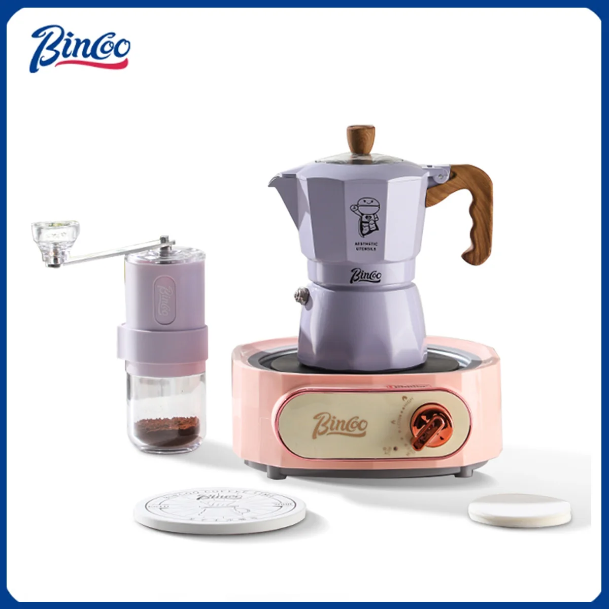 Bincoo Double Valve Moka Pot Coffee Mocha Pot Espresso Maker Hand Brewed Coffee Italian Camping Home Barista Accessories 220V
Bincoo Double Valve Moka Pot Coffee Mocha Pot Espresso Maker Hand Brewed Coffee Italian Camping Home Barista Accessories 220V