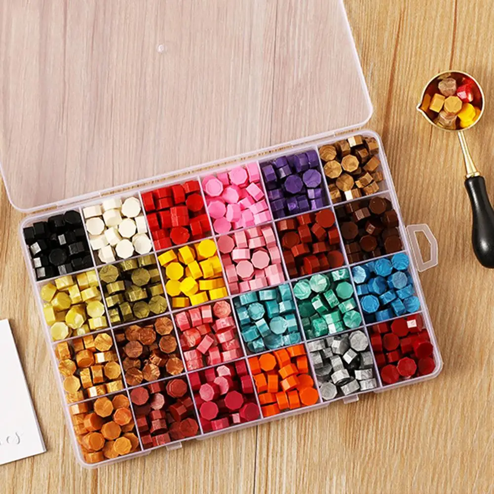 600-700pcs Fire Painting Sealing Wax Pills for Stamp Envelope Vintage Craft Decor Card Making Tools Wax Seal Beads
600-700pcs Fire Painting Sealing Wax Pills for Stamp Envelope Vintage Craft Decor Card Making Tools Wax Seal Beads