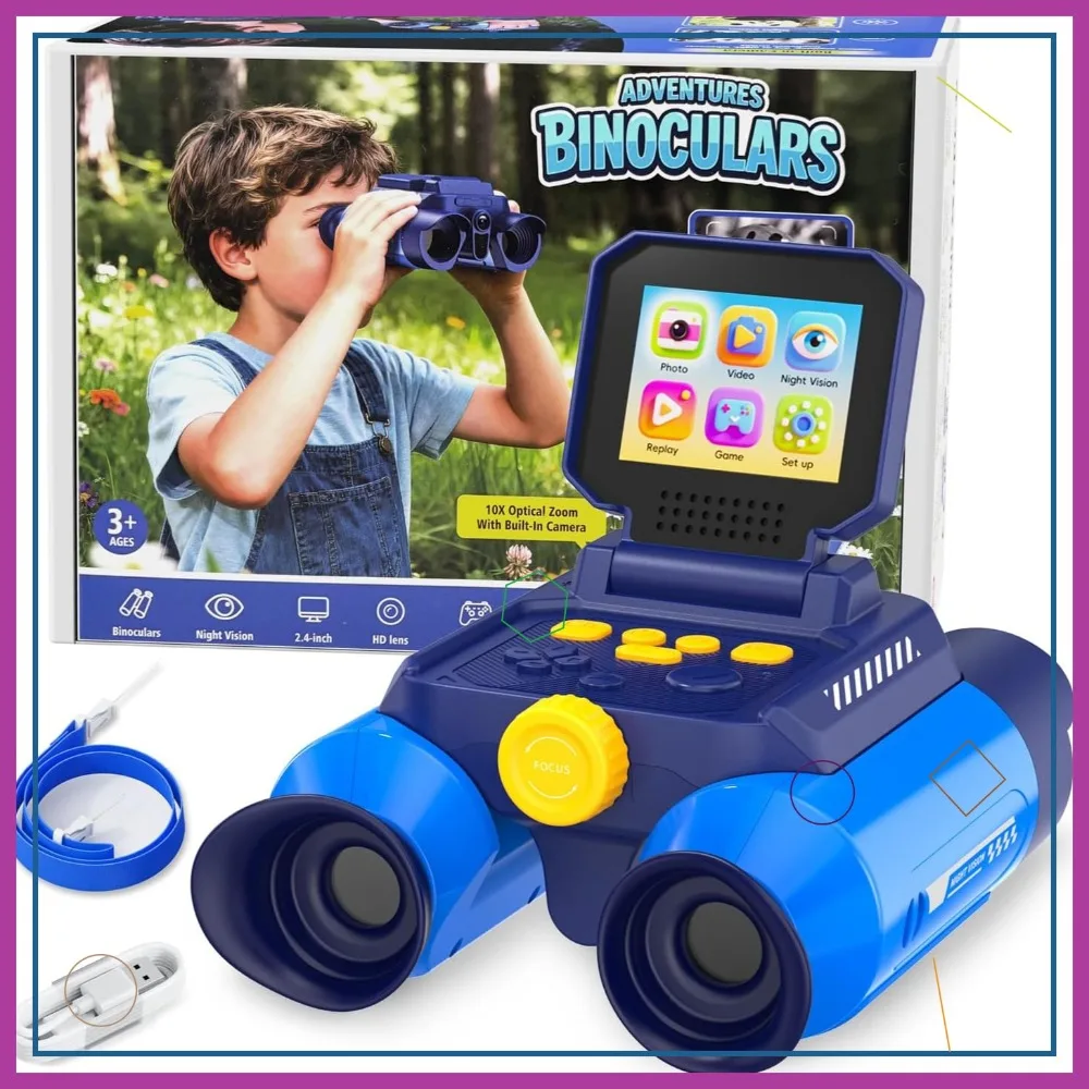 Nature Exploration Toys: 2.4" IPS Wildlife Camera with Night Vision & 10X Zoom for Kids Ages 4-12, Outdoor Bird Watching Gifts
Nature Exploration Toys: 2.4" IPS Wildlife Camera with Night Vision & 10X Zoom for Kids Ages 4-12, Outdoor Bird Watching Gifts