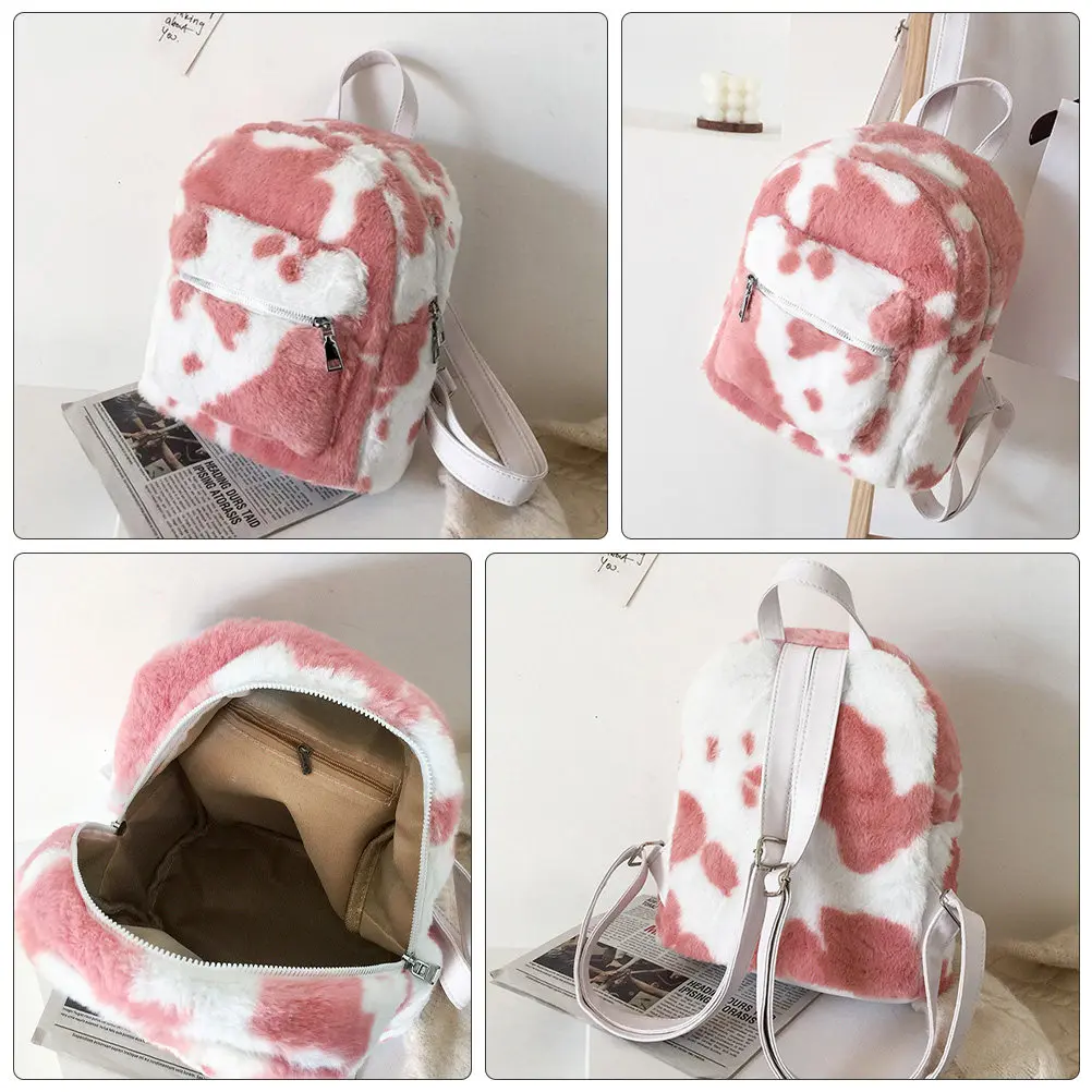 1Pcs Cowhide Inspired Mini Backpack for Women Girls Comfortable Wearable Casual Backpack School Travel Shopping Wandering
1Pcs Cowhide Inspired Mini Backpack for Women Girls Comfortable Wearable Casual Backpack School Travel Shopping Wandering