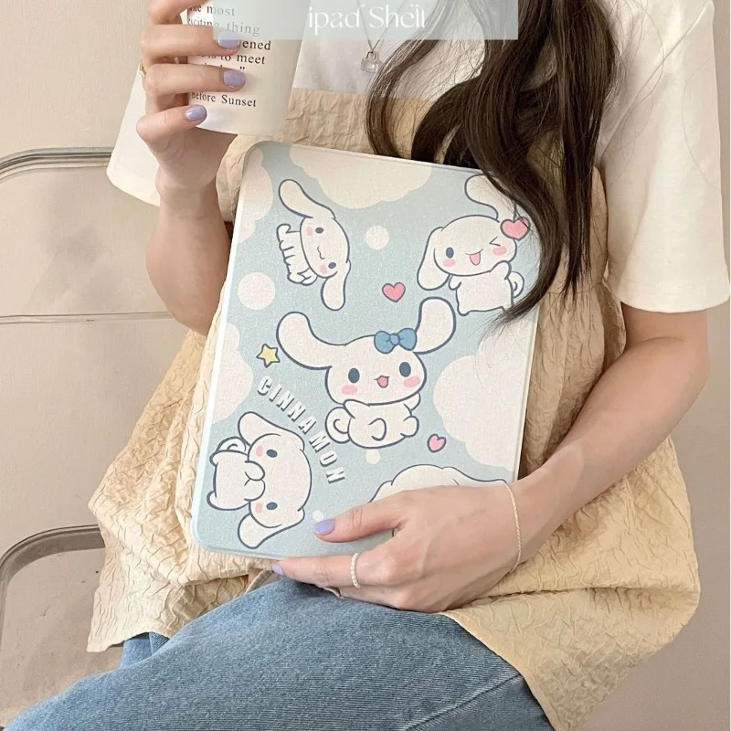 Cinnamoroll IPad Case with Pencil Holder Cute Cartoon Cover for IPad Air6 11in Air1/2 9.7in 5/6th 7/8/9th 10.2in Rotating Case
Cinnamoroll IPad Case with Pencil Holder Cute Cartoon Cover for IPad Air6 11in Air1/2 9.7in 5/6th 7/8/9th 10.2in Rotating Case