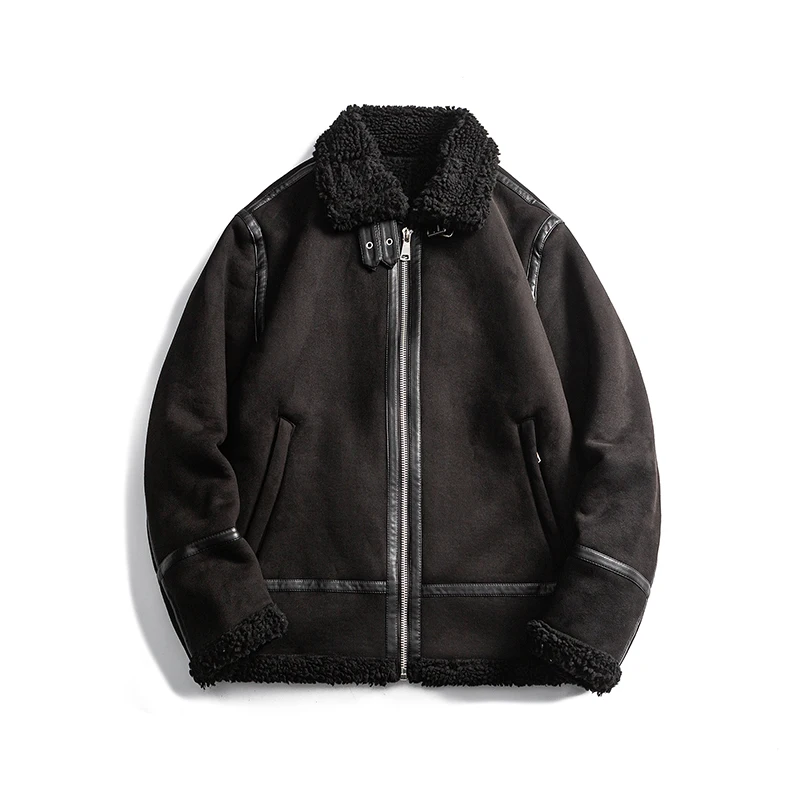 Suede Velvet Double Side Men's Leather Jacket Fashion Trend Men's Leather Jacket New Arrived Winter Autumn Motorcycle Jacket
Suede Velvet Double Side Men's Leather Jacket Fashion Trend Men's Leather Jacket New Arrived Winter Autumn Motorcycle Jacket