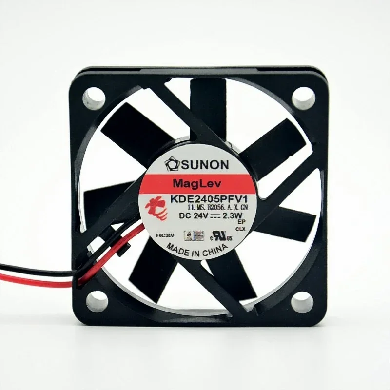 Sunon KDE2405PFV1 2-Wire Server Cooling Fan 24V DC 2.3W 50x50x10mm Low-Noise Computer Fan for Electronic Components
Sunon KDE2405PFV1 2-Wire Server Cooling Fan 24V DC 2.3W 50x50x10mm Low-Noise Computer Fan for Electronic Components