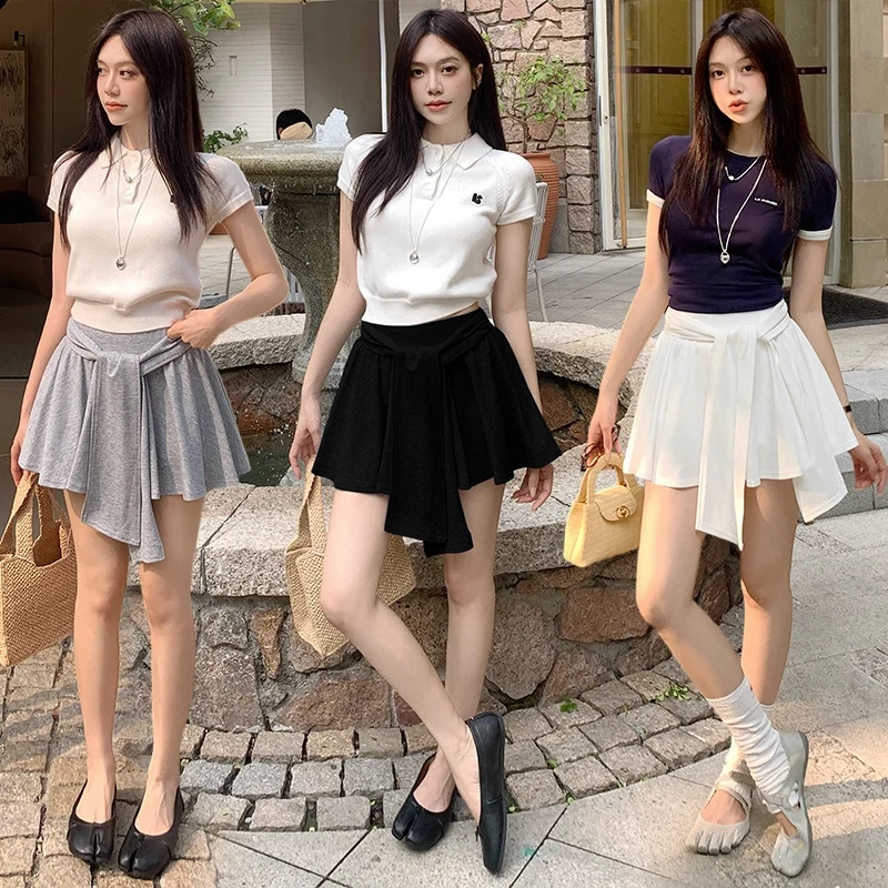 Sweet Cool Spicy Girl Casual Skirt 2026 Spring Summer New Style Girl Sports Style Knot Design Sensation Skirt Pants
Sweet Cool Spicy Girl Casual Skirt 2026 Spring Summer New Style Girl Sports Style Knot Design Sensation Skirt Pants