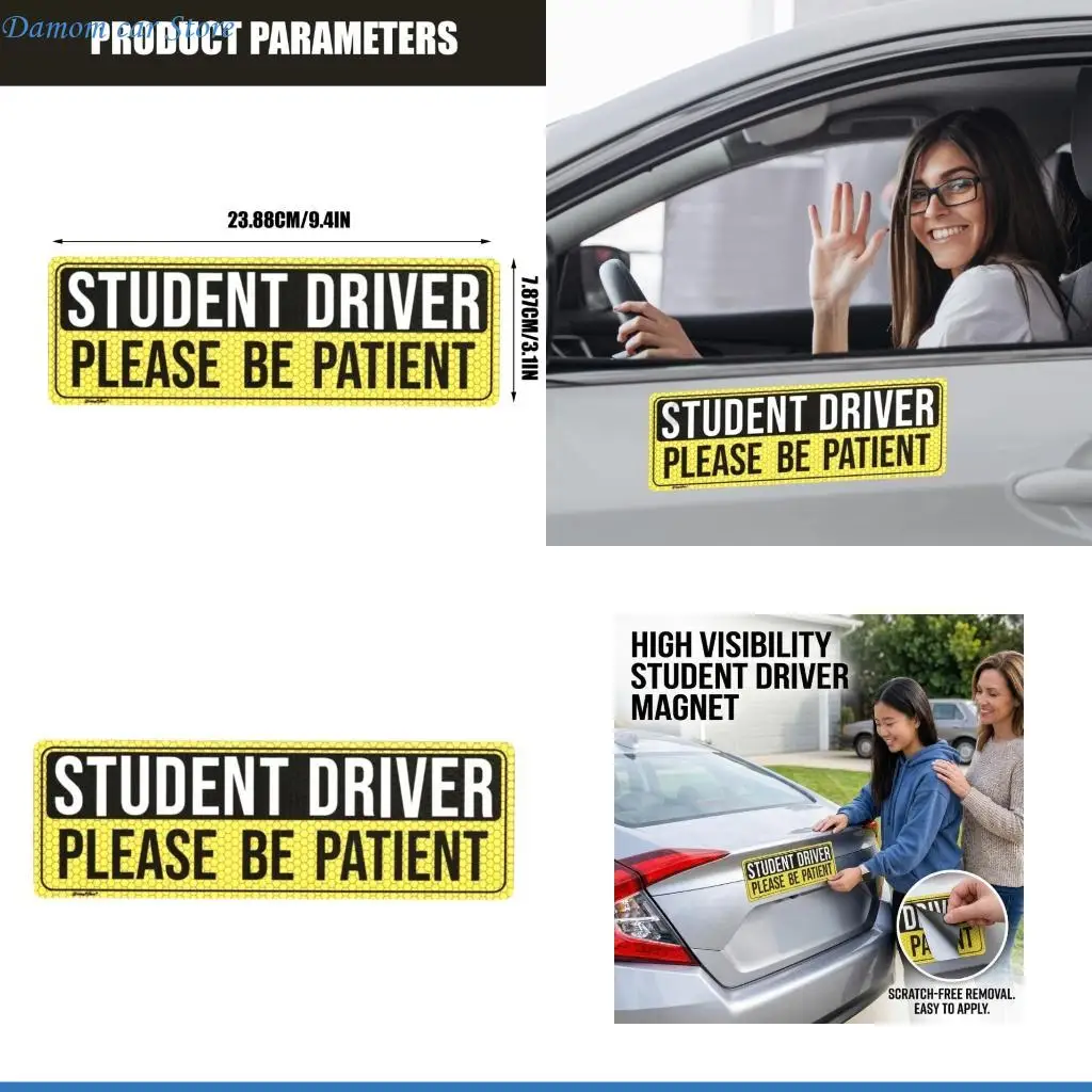 A2UC Driver Bumper Sticker Strong PVC Texture with Powerful Magnet for Car
A2UC Driver Bumper Sticker Strong PVC Texture with Powerful Magnet for Car