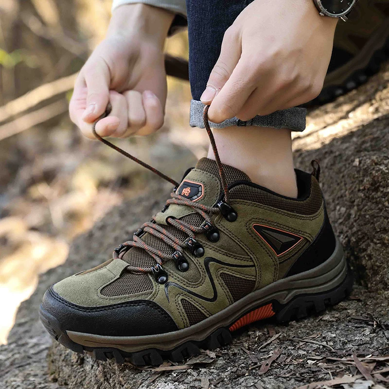Men's Hiking Shoes All-terrain Outdoor Sports Shoes Breathable Wear-resistant Mesh Non-slip Hiking Shoes Outdoor Cycling Shoes
Men's Hiking Shoes All-terrain Outdoor Sports Shoes Breathable Wear-resistant Mesh Non-slip Hiking Shoes Outdoor Cycling Shoes