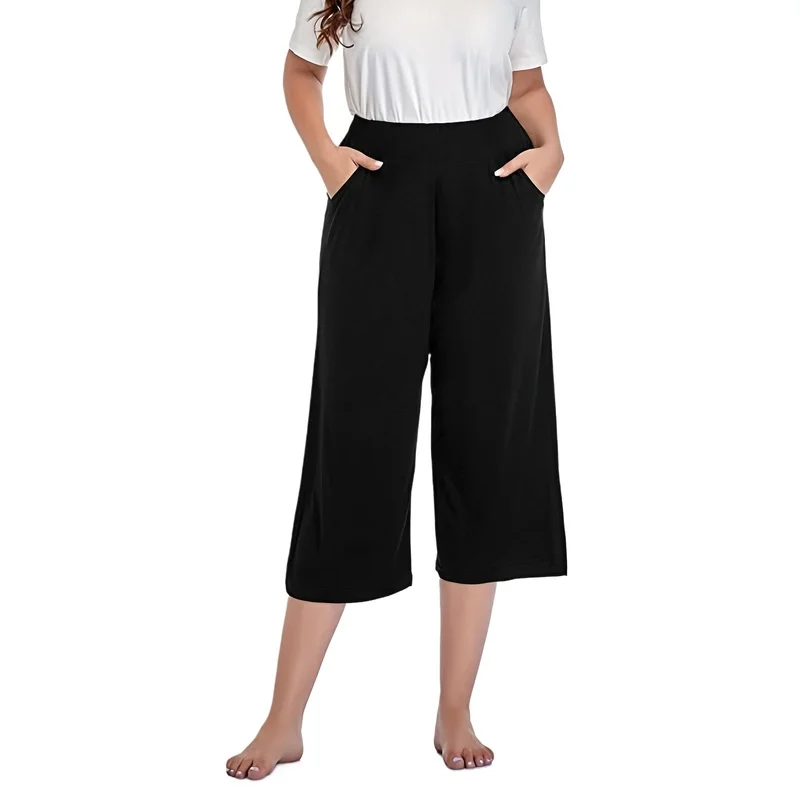2025 Modern Wide Leg Pants Women Regular Waist Elastic Slimming Black Daily Party Office Trousers
2025 Modern Wide Leg Pants Women Regular Waist Elastic Slimming Black Daily Party Office Trousers