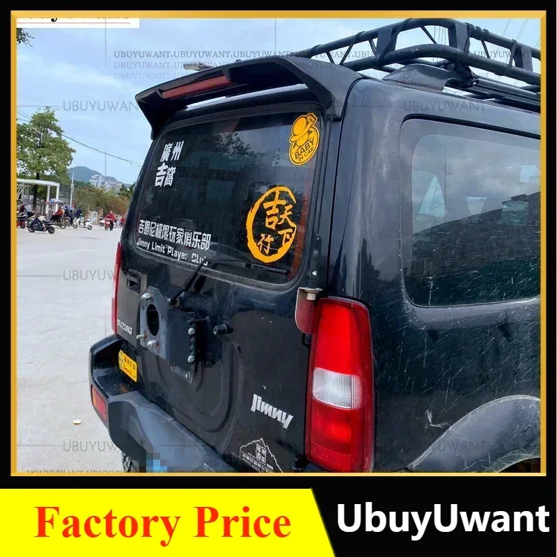 For Suzuki Jimny 2007-2016 Rear Trunk Lip ABS Black Wing Spoiler Car Styling Original factory Car Accessories
For Suzuki Jimny 2007-2016 Rear Trunk Lip ABS Black Wing Spoiler Car Styling Original factory Car Accessories
