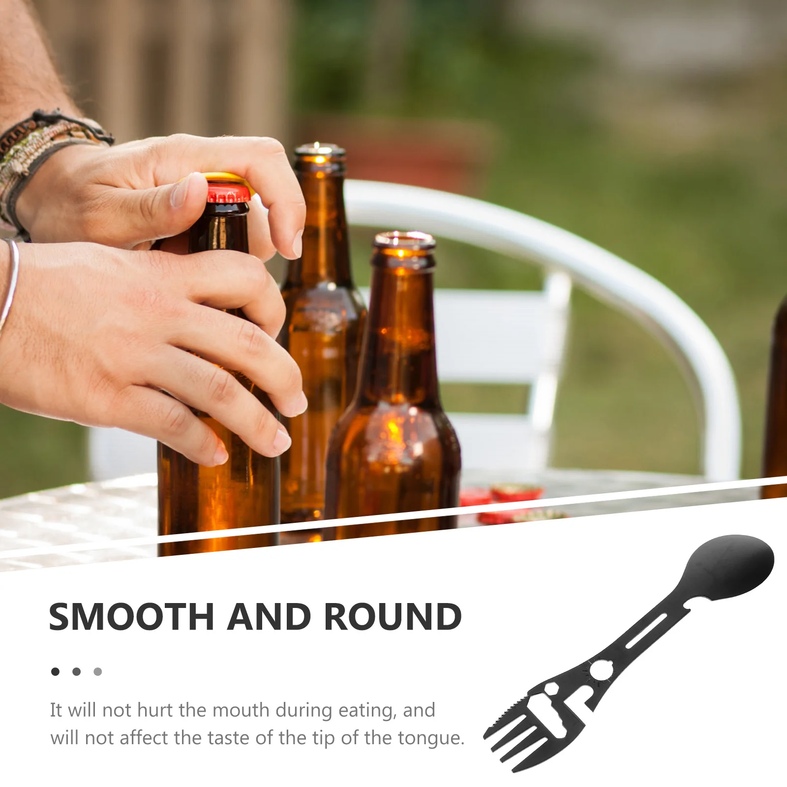 2Pcs Multi-Function Camping Spork Stainless Steel Portable Bottle Opener Utensil for Outdoor Hiking Picnic Travel
2Pcs Multi-Function Camping Spork Stainless Steel Portable Bottle Opener Utensil for Outdoor Hiking Picnic Travel