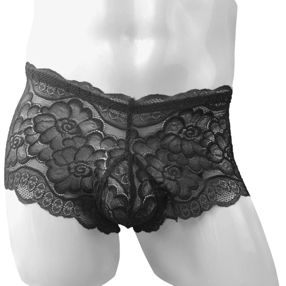 Men's Lace Panties Seamless Briefs Sissy Pouch Underwear Shorts Trunks Breathable Underpants See Through Lingerie Briefs
Men's Lace Panties Seamless Briefs Sissy Pouch Underwear Shorts Trunks Breathable Underpants See Through Lingerie Briefs