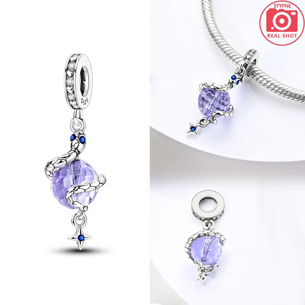 Серебряные шармы 925 пробы, серия Secret Purple — бусины «Дух змеи», подходят для браслетов, серебро 925 пробы, оригинальные бусины для изготовления женских украшений
Серебряные шармы 925 пробы, серия Secret Purple — бусины «Дух змеи», подходят для браслетов, серебро 925 пробы, оригинальные бусины для изготовления женских украшений