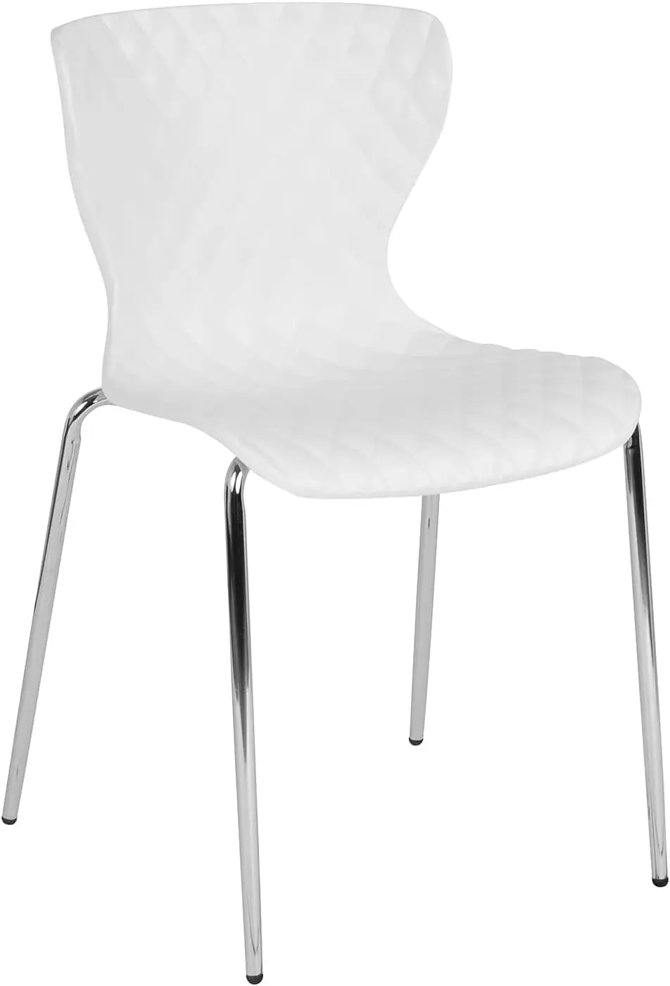 White Plastic Stackable Chair, Modern Design for Home or Office Use
White Plastic Stackable Chair, Modern Design for Home or Office Use