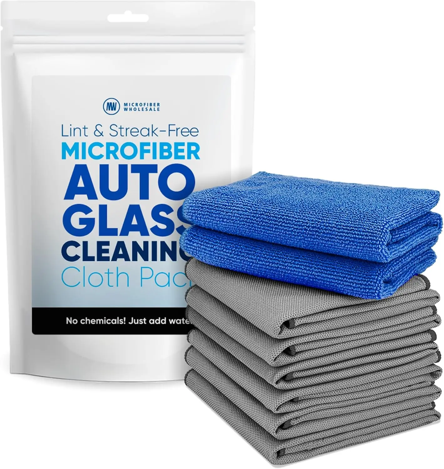 Streak-Free Glass Towels 8-Pack for Car Detailing, Windows, Mirrors & Screens - Microfiber Cleaning Cloth
Streak-Free Glass Towels 8-Pack for Car Detailing, Windows, Mirrors & Screens - Microfiber Cleaning Cloth