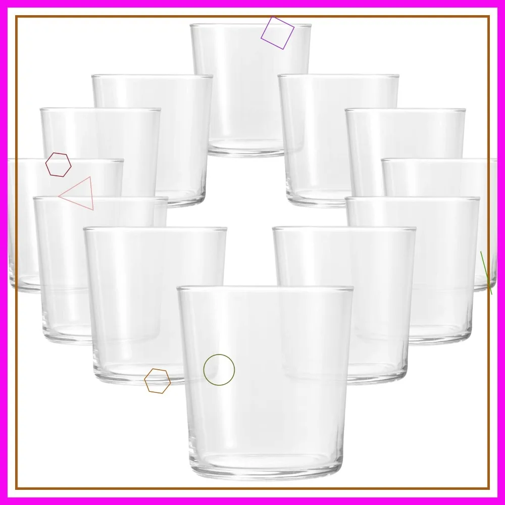 Набор из 12 прозрачных стаканов из закаленного стекла, 350 мл, для воды, напитков и коктейлей
Набор из 12 прозрачных стаканов из закаленного стекла, 350 мл, для воды, напитков и коктейлей