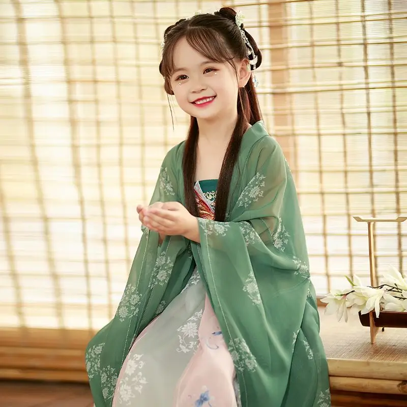 Chinese Hanfu Dress for Girls - 2026 New Arrival Fairy Tale Ancient Costume Breathable Summer Outfit Traditional Ruqun
Chinese Hanfu Dress for Girls - 2026 New Arrival Fairy Tale Ancient Costume Breathable Summer Outfit Traditional Ruqun