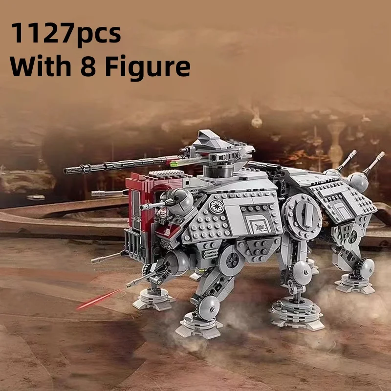 Droid Gunship AT-TE Walker Building Blocks Set Space Wars Compatible 75337 Fighter Blocks Set Toys For Kid Birthday Gifts
Droid Gunship AT-TE Walker Building Blocks Set Space Wars Compatible 75337 Fighter Blocks Set Toys For Kid Birthday Gifts