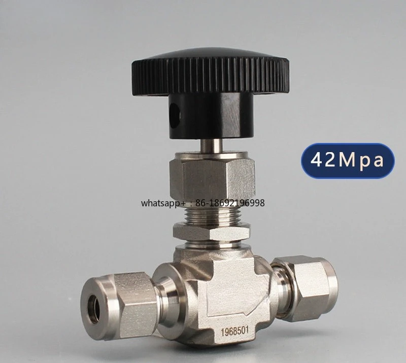 AW 316L Stainless Steel High Pressure Ferrule Needle Valve 2 Points High Temperature Resistant Needle Valve 6mm Needle Globe
AW 316L Stainless Steel High Pressure Ferrule Needle Valve 2 Points High Temperature Resistant Needle Valve 6mm Needle Globe