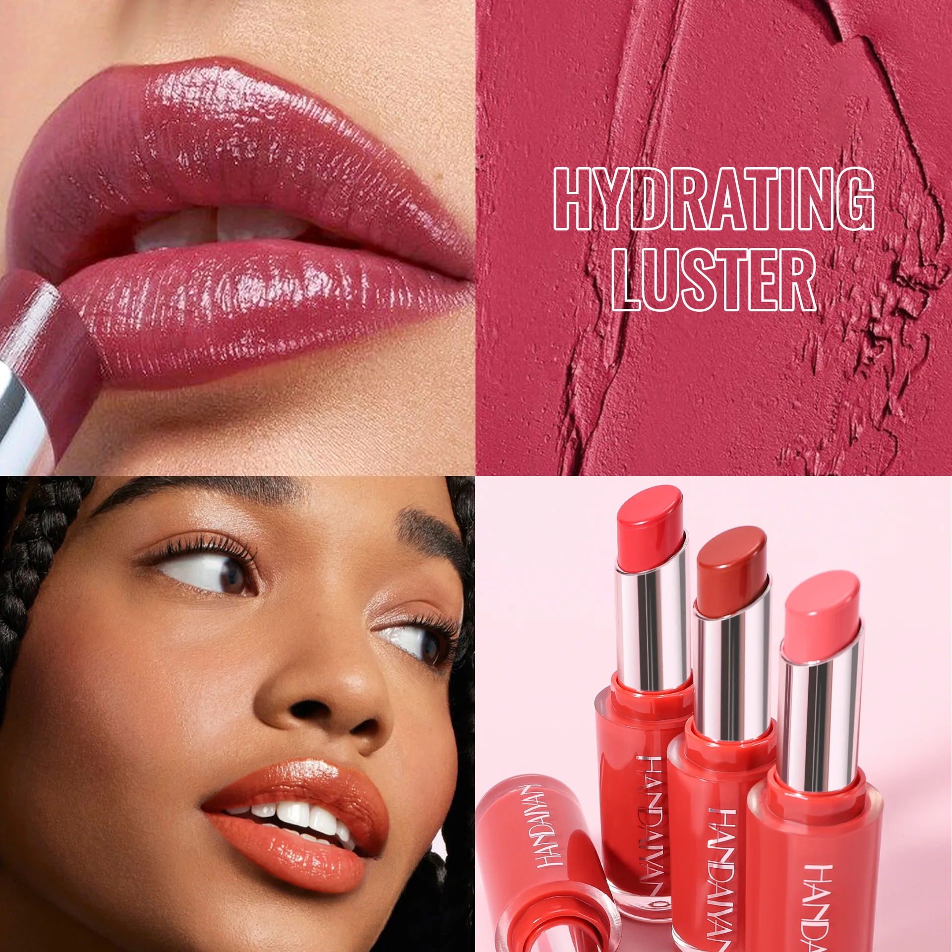 8 Colors Lipstick Velvet Texture Moisturizing Natural Waterproof Lip Care Repair Dry Lips Premium for Office Travel
8 Colors Lipstick Velvet Texture Moisturizing Natural Waterproof Lip Care Repair Dry Lips Premium for Office Travel