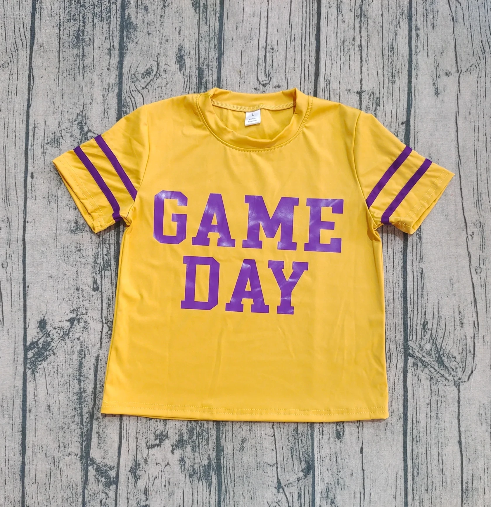 Wholesale Toddler Pullover Yoga Active Team Clothes Children Short Sleeve Kids Summer Shirts Baby Boy Purple Letters Shirt
Wholesale Toddler Pullover Yoga Active Team Clothes Children Short Sleeve Kids Summer Shirts Baby Boy Purple Letters Shirt