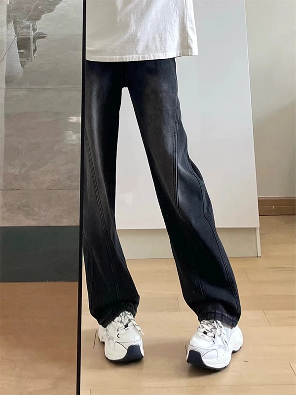Мужские джинсы Slim Straight Leg в американском стиле High Street Vibe, повседневные, с застежкой-молнией, средней посадкой, для весеннего сезона
Мужские джинсы Slim Straight Leg в американском стиле High Street Vibe, повседневные, с застежкой-молнией, средней посадкой, для весеннего сезона
