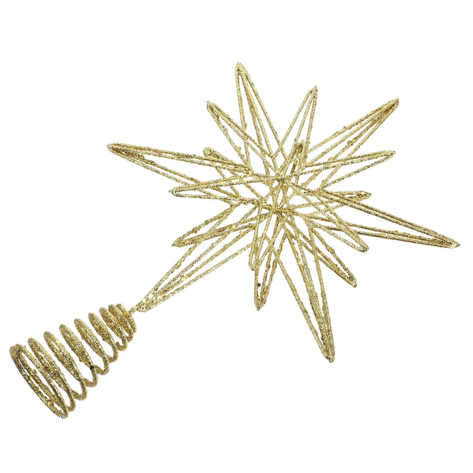 Glitter Golden Iron Christmas Tree Topper Star Sparkling Metal Treetop Decoration Holiday Party Festive Celebrations 12.6 Tall
Glitter Golden Iron Christmas Tree Topper Star Sparkling Metal Treetop Decoration Holiday Party Festive Celebrations 12.6 Tall