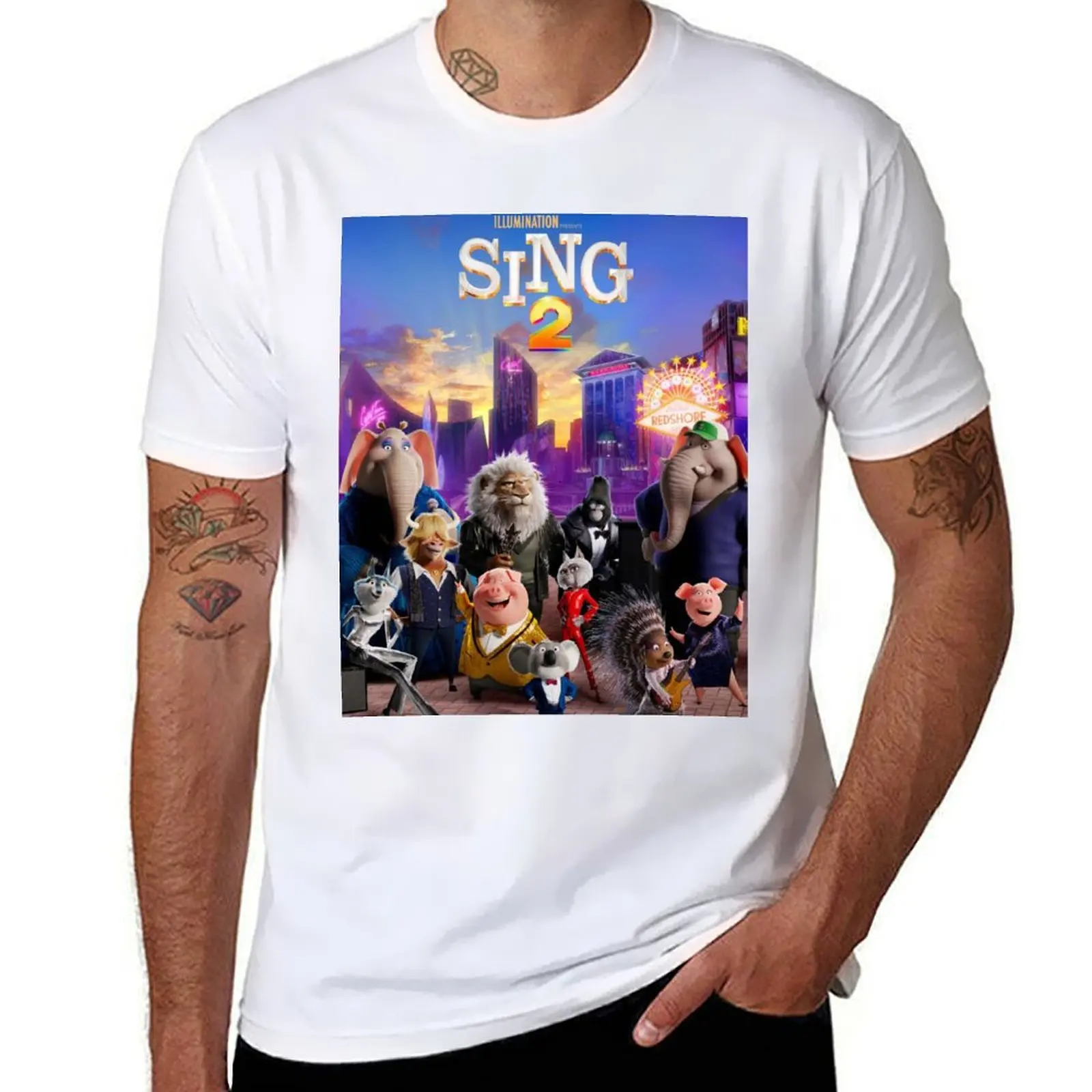 Potrait Sing Two T-Shirt Fashion Casual Short Sleeve T-Shirt
Potrait Sing Two T-Shirt Fashion Casual Short Sleeve T-Shirt