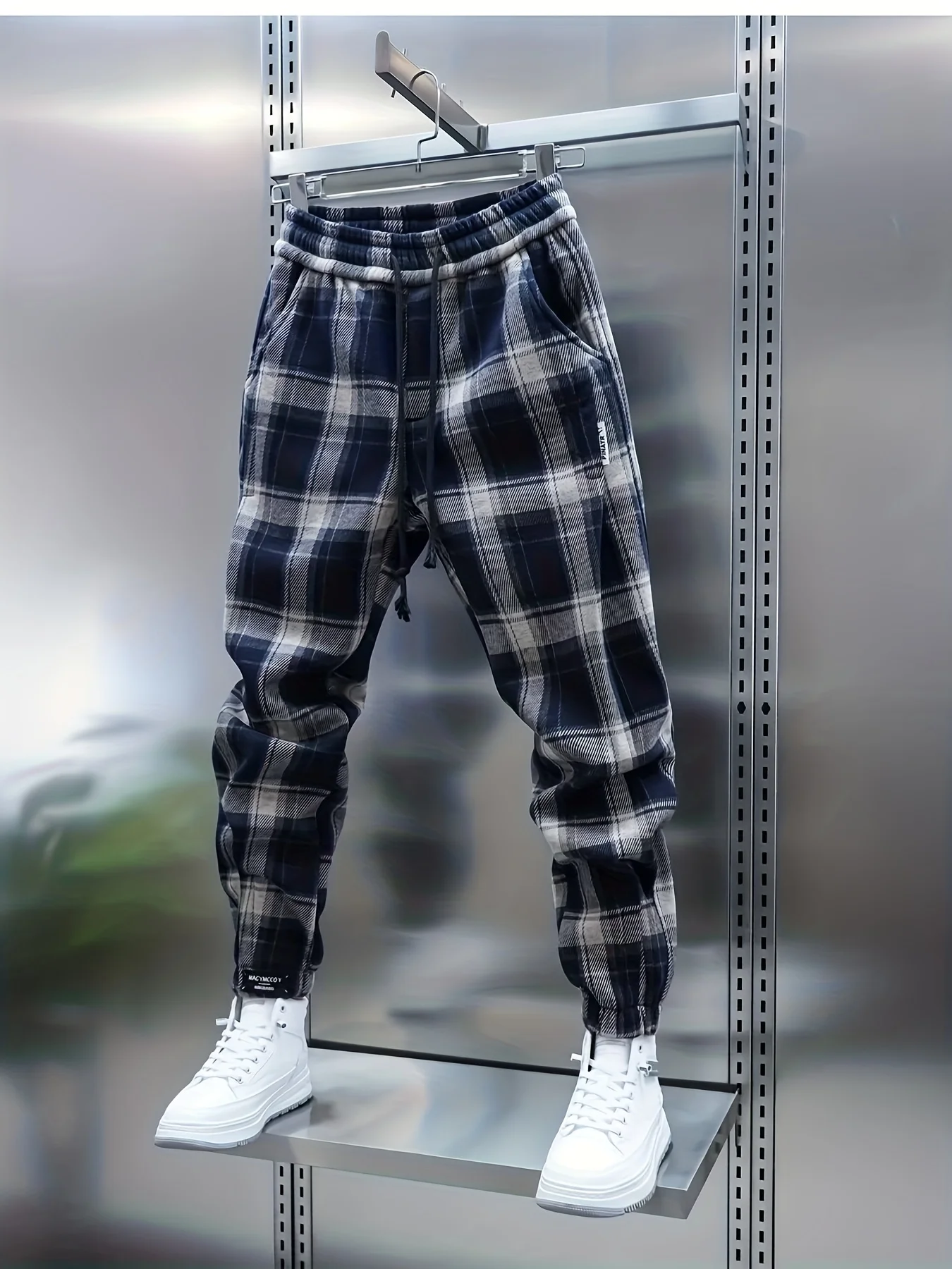 Men's autumn and winter thick ankle pants, soft and comfortable sports pants, solid color checkered versatile casual pants, elas
Men's autumn and winter thick ankle pants, soft and comfortable sports pants, solid color checkered versatile casual pants, elas