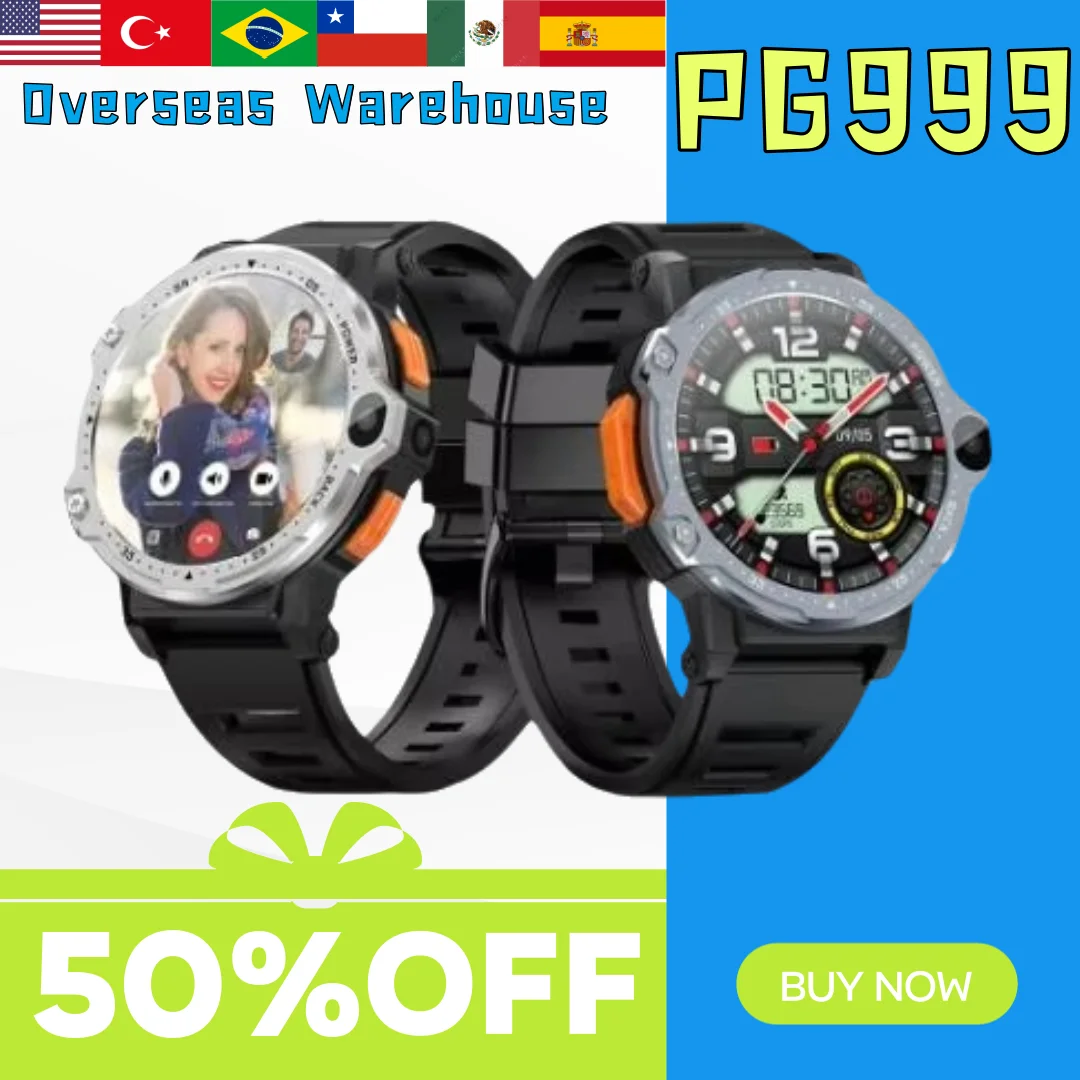 PG999 Smartwatch 2024 Watches For Men Women with Bluetooth Wifi 1.54''Screen Dual Camera GPS 4G LTE SIM Card Men's birthday gift
PG999 Smartwatch 2024 Watches For Men Women with Bluetooth Wifi 1.54''Screen Dual Camera GPS 4G LTE SIM Card Men's birthday gift