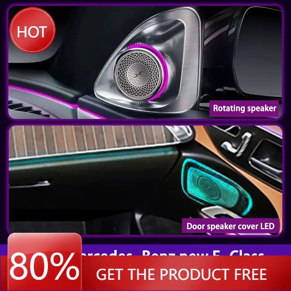 Hot Steering Covers 4D Rotating Tweeter For Mercedes Benz E-class W214 RGB LED Luminous Car Speaker Horn Refit Speaker covers
Hot Steering Covers 4D Rotating Tweeter For Mercedes Benz E-class W214 RGB LED Luminous Car Speaker Horn Refit Speaker covers