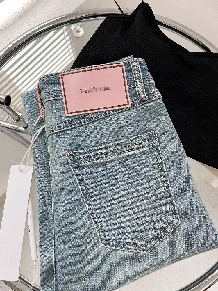 2023 Autumn Korean Women Solid Straight Pants High Waist Regular Long Trousers Slim Fit Casual Pockets Button Splice 2023
2023 Autumn Korean Women Solid Straight Pants High Waist Regular Long Trousers Slim Fit Casual Pockets Button Splice 2023