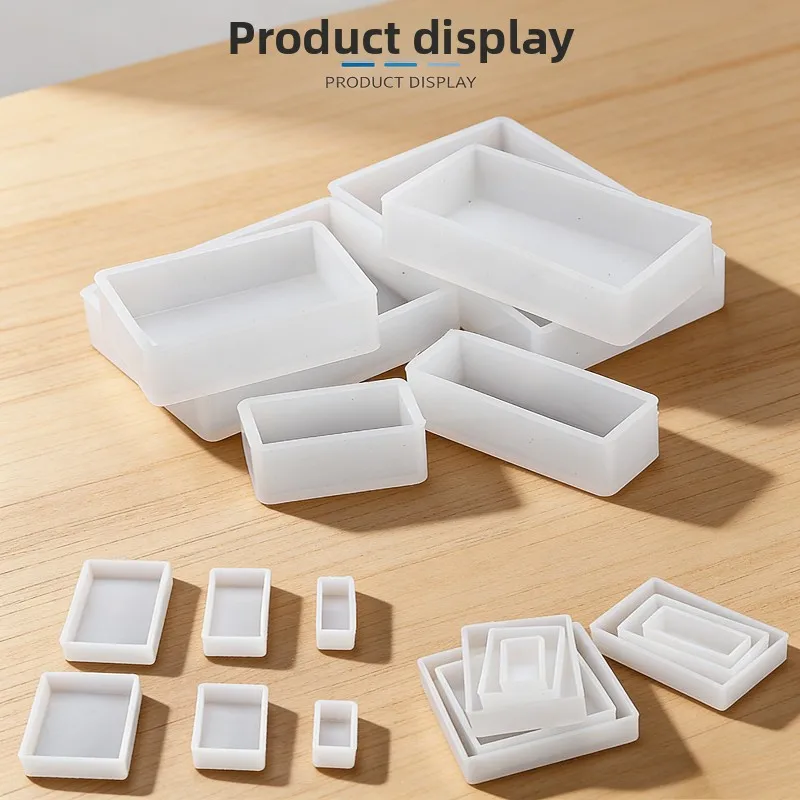 Rectangular silicone mold made of epoxy resin suitable for DIY jewelry pendants keychains storage ornaments
Rectangular silicone mold made of epoxy resin suitable for DIY jewelry pendants keychains storage ornaments
