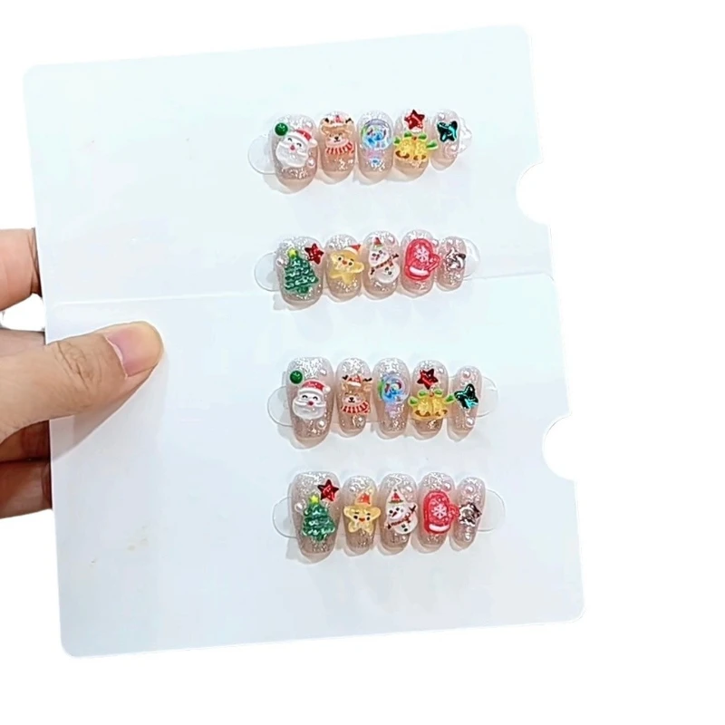 Pure handmade phototherapy wearing nail Christmas party reuse nail patch removable
Pure handmade phototherapy wearing nail Christmas party reuse nail patch removable