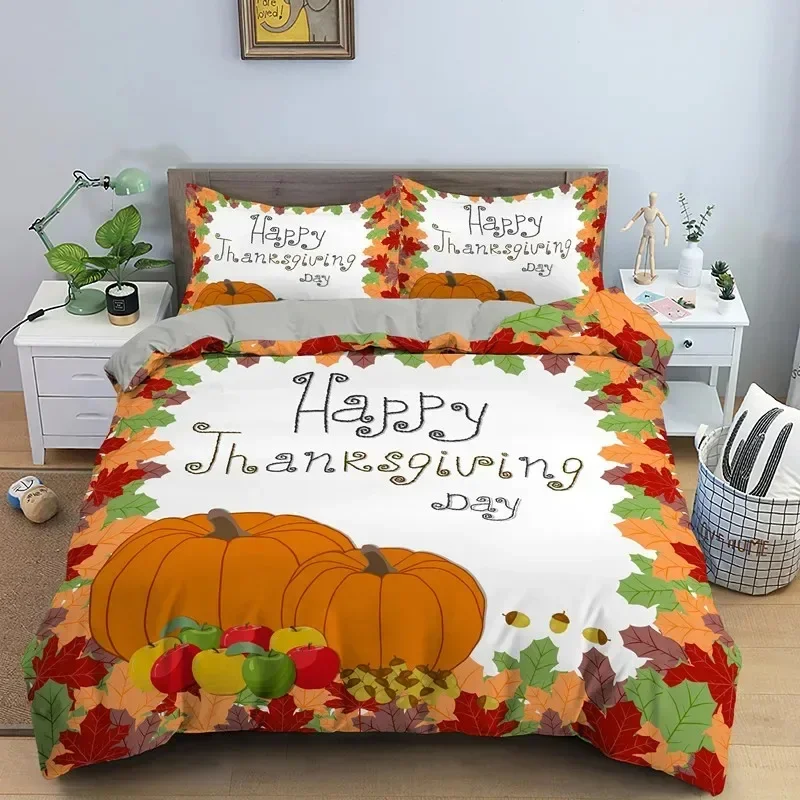 Autumn Thanksgiving Day Pumpkin Turkey Bedding Set Boys Girls Twin Queen Size Duvet Cover Pillowcase Bed Kids Adult
Autumn Thanksgiving Day Pumpkin Turkey Bedding Set Boys Girls Twin Queen Size Duvet Cover Pillowcase Bed Kids Adult
