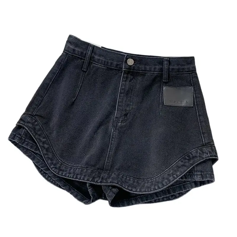 Women Black Gothic A-line Denim Skirt Vintage Aesthetic Y2k Mini Skirt Harajuku Korean Jean Skirt 2000s Emo Clothes Summer 2024
Women Black Gothic A-line Denim Skirt Vintage Aesthetic Y2k Mini Skirt Harajuku Korean Jean Skirt 2000s Emo Clothes Summer 2024