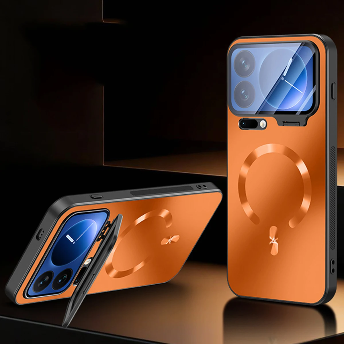 Shockproof Wireless Charging Magnetic Lens Kickstand Case for Xiaomi 17 Pro Max Mi 17Pro, Built-in Camera Protection Phone Cover
Shockproof Wireless Charging Magnetic Lens Kickstand Case for Xiaomi 17 Pro Max Mi 17Pro, Built-in Camera Protection Phone Cover
