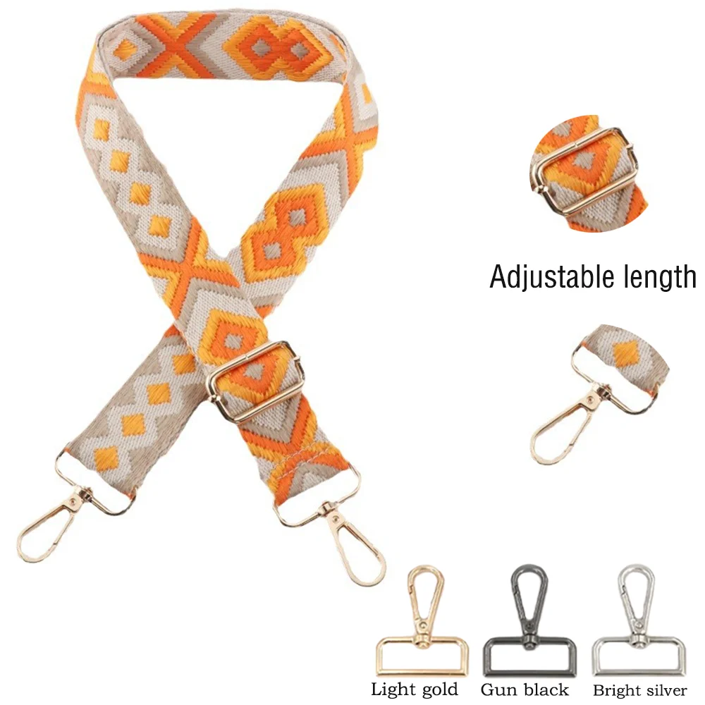 3.8CM Nylon Shoulder Strap Diy Exquisite Embroidery Universal Fashionable Durable Precision Woven Diagonal Shoulder Strap
3.8CM Nylon Shoulder Strap Diy Exquisite Embroidery Universal Fashionable Durable Precision Woven Diagonal Shoulder Strap