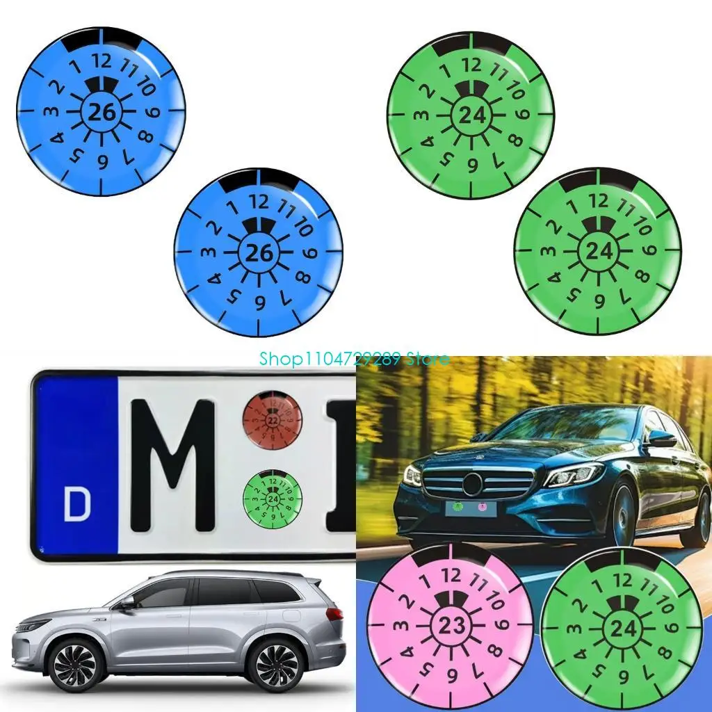 D8KE 2pc 3D Gel Domed Inspection Stickers German Car Plate Decals Weatherproof PVC Easy Designs Vehicle Sticker for Travel
D8KE 2pc 3D Gel Domed Inspection Stickers German Car Plate Decals Weatherproof PVC Easy Designs Vehicle Sticker for Travel