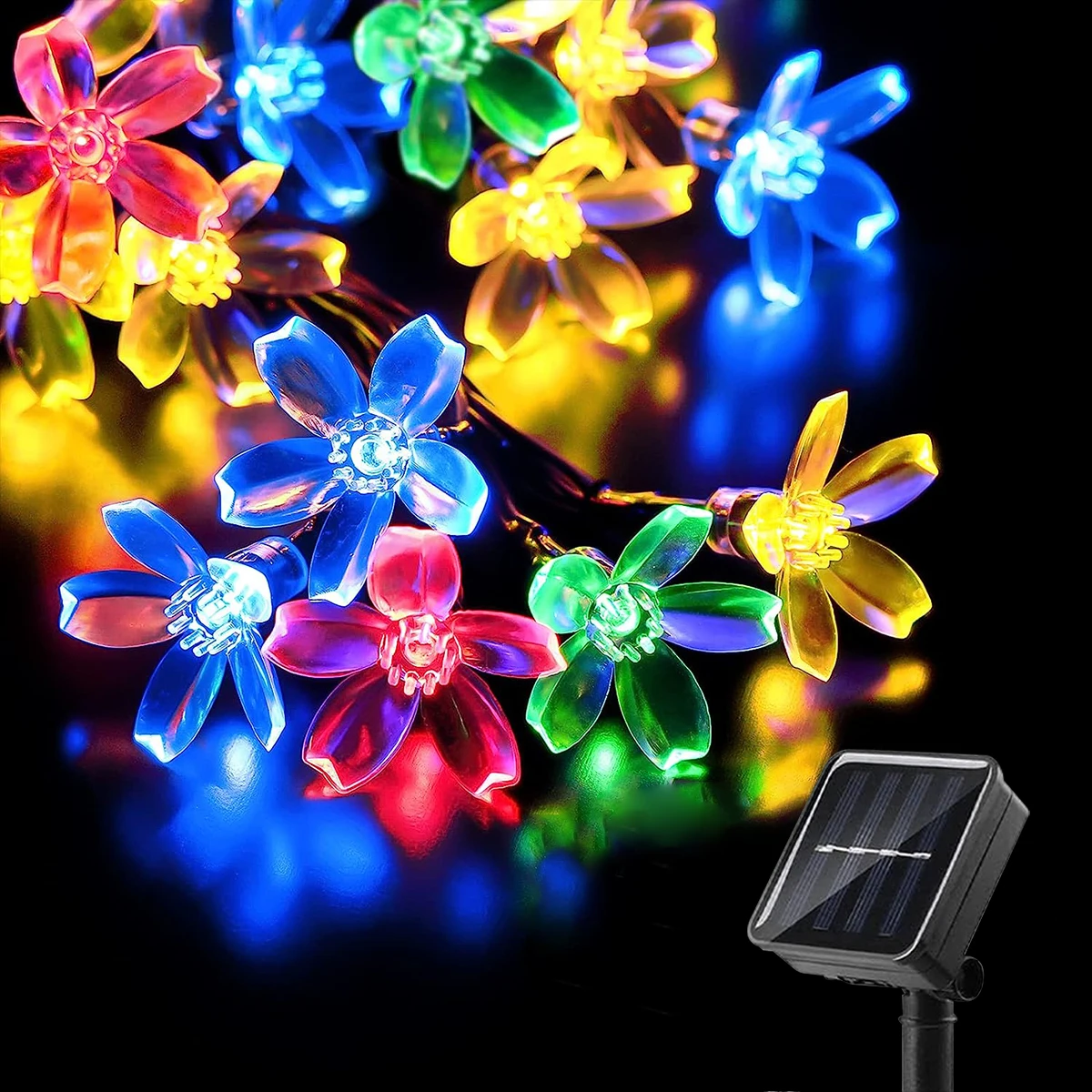 1pc 50LED solar cherry blossom light string, suitable for outdoor fences, gardens, courtyards, Easter decorations
1pc 50LED solar cherry blossom light string, suitable for outdoor fences, gardens, courtyards, Easter decorations