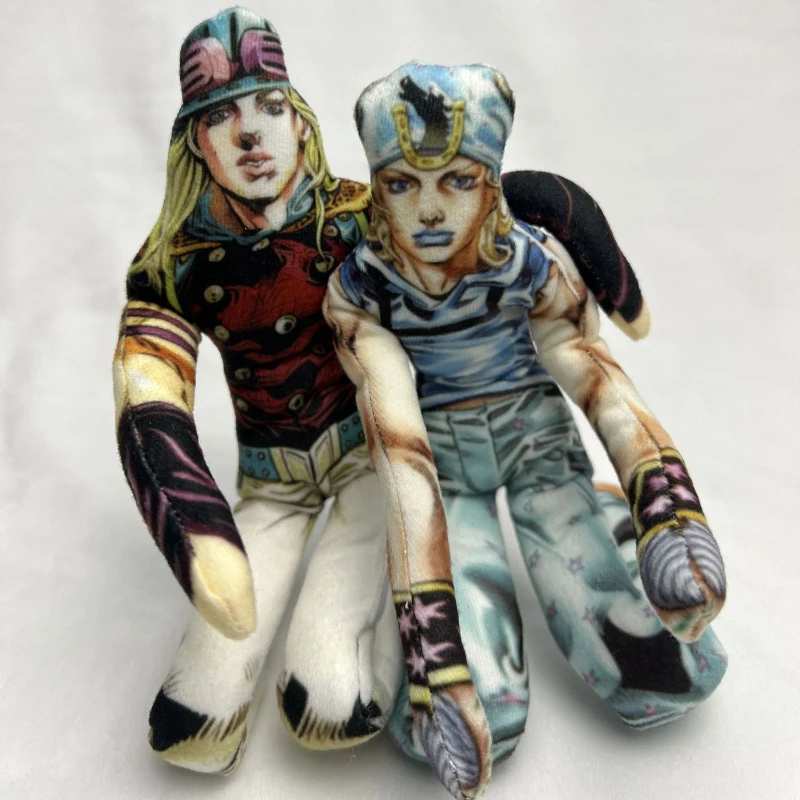 Аниме JOJO STEEL BALL RUN: Плюшевая кукла Джо Кид Джонни Джостар Гирос Зеппели для косплея, абстрактная мягкая игрушка, украшение, аксессуар, реквизит
Аниме JOJO STEEL BALL RUN: Плюшевая кукла Джо Кид Джонни Джостар Гирос Зеппели для косплея, абстрактная мягкая игрушка, украшение, аксессуар, реквизит