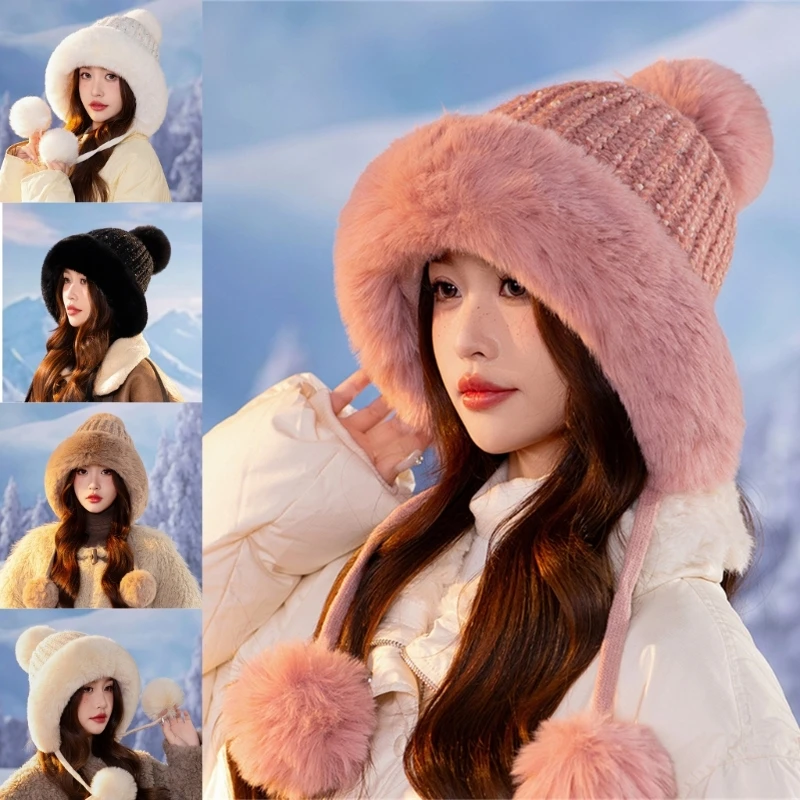 Plush Earflap Hat Unisex Furs Hat Winter Warm Hat Comfortable Cold Weather Hat K3KF
Plush Earflap Hat Unisex Furs Hat Winter Warm Hat Comfortable Cold Weather Hat K3KF