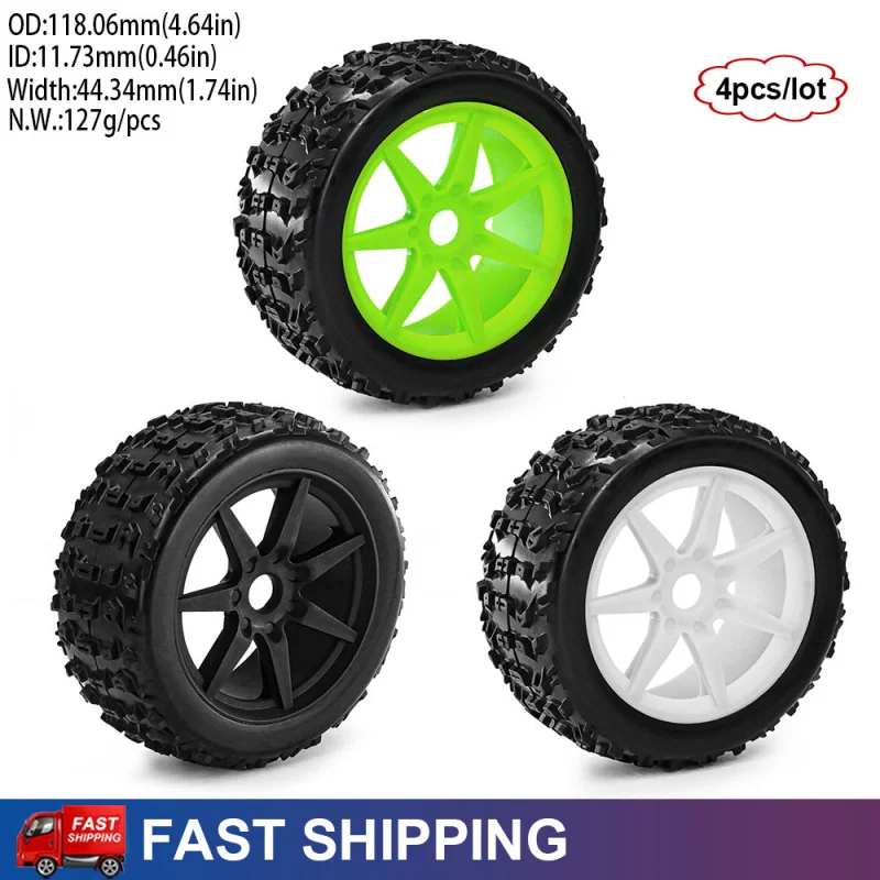4PCS 17mm 1/8 Hex RC Car High Grip Rubber Wheels Tires for ARRMA 3S 6S Typhon Kyosho Buggy Inferno MP10 Buggy Upgrade Parts
4PCS 17mm 1/8 Hex RC Car High Grip Rubber Wheels Tires for ARRMA 3S 6S Typhon Kyosho Buggy Inferno MP10 Buggy Upgrade Parts