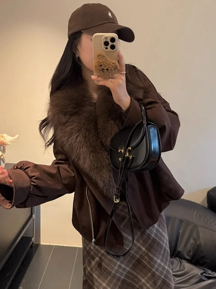 Slimming ort Cotton Jaet Women's Lazy Sle Loose Versatile Outerwear Fur Collar Coat Korean Sle Commute Pure Color
Slimming ort Cotton Jaet Women's Lazy Sle Loose Versatile Outerwear Fur Collar Coat Korean Sle Commute Pure Color