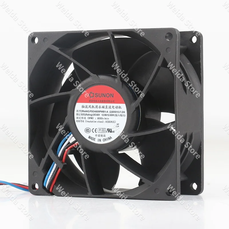 SUNON Precision 90X90X38MM 9038 DC 12V 24V AC EC PSO4809PMB1-A 4-pin cooling fan
SUNON Precision 90X90X38MM 9038 DC 12V 24V AC EC PSO4809PMB1-A 4-pin cooling fan