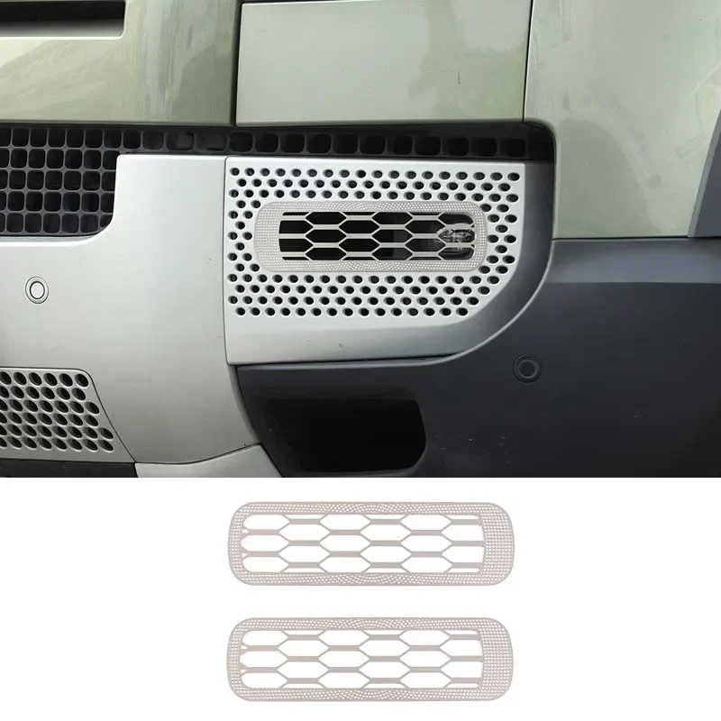 Car front fog lamp protection net cover For Land Rover Defender 90 110 2020-2024 Auto accessories
Car front fog lamp protection net cover For Land Rover Defender 90 110 2020-2024 Auto accessories