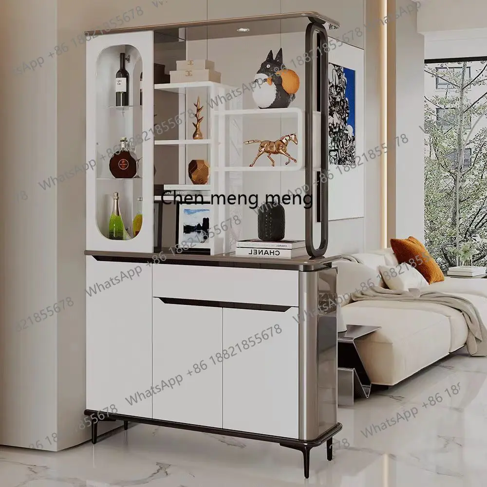 Living room partition entrance double-sided screen shoe cabinet integrated foyer wine cabinet decorative cabinet
Living room partition entrance double-sided screen shoe cabinet integrated foyer wine cabinet decorative cabinet