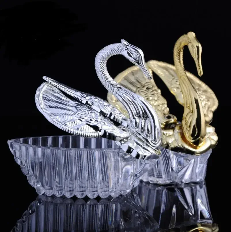 European Styles Acrylic Silver Swan Sweet Candy Box Wedding Gift Jewelry Boxes Wedding Favors Holders
European Styles Acrylic Silver Swan Sweet Candy Box Wedding Gift Jewelry Boxes Wedding Favors Holders