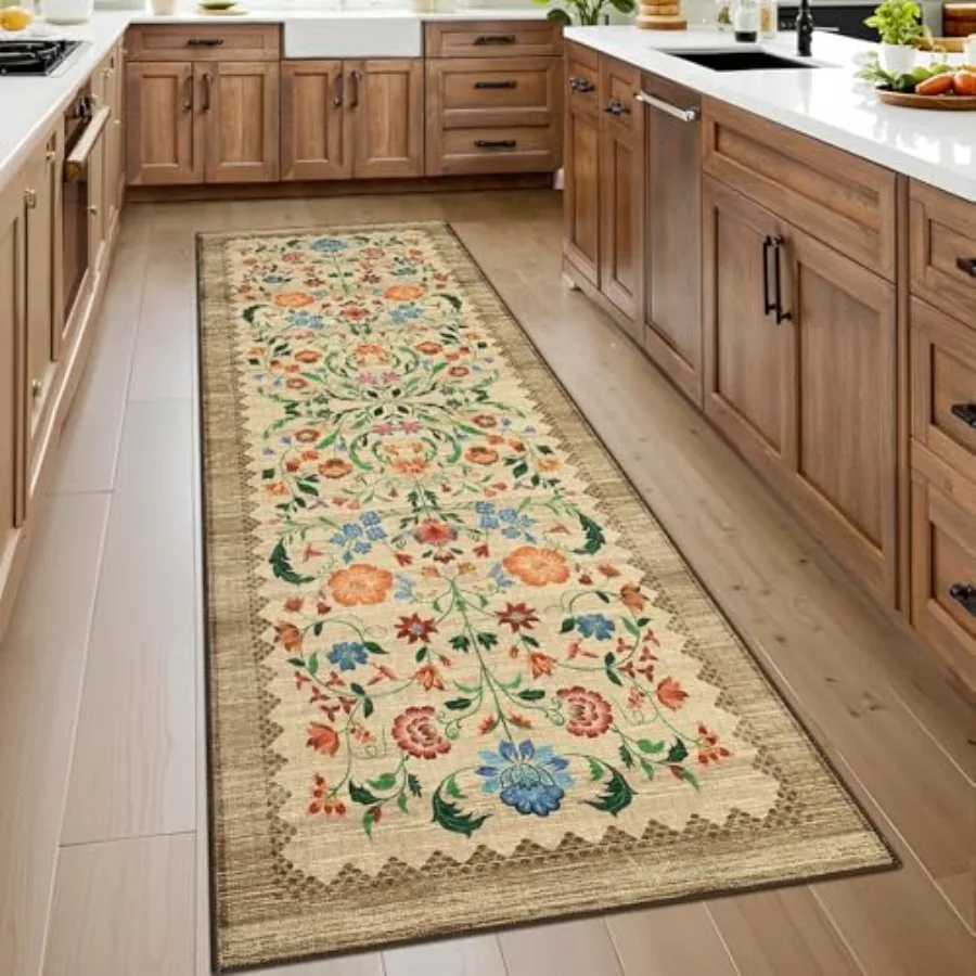 Floral Rug 2.5x10 Runners for Hallways Boho Kitchen Runner Rugs Non Slip Bath Runners Vintage Washable Runner Rug for Bedroom S
Floral Rug 2.5x10 Runners for Hallways Boho Kitchen Runner Rugs Non Slip Bath Runners Vintage Washable Runner Rug for Bedroom S